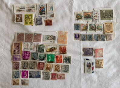 Vintage southern Europe stamp bundle from 1906 onwards