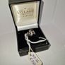 9ct white gold sapphire & Diamond Image 5