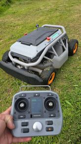 Remote controled lawn mower for sale.