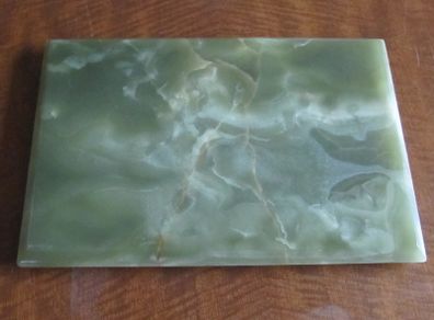 Unique Rare Brazilian Dark Green Onyx Plinth / Base