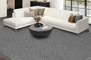 Rugs Living Room Large 200x290 cm Washable Grey Rug Non Slip Geometric Carpet, Fluffy Shaggy Area Rugs for Bedroom Lounge Home Kids Kitchen Office