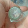 489 - Set of 7 Vintage Clear Glass Screw Cork Top Collectible Decorative Bottles Image 3