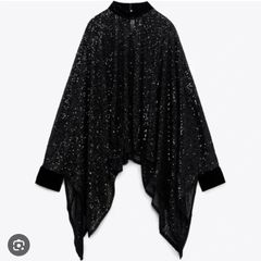 Zara cape sequin