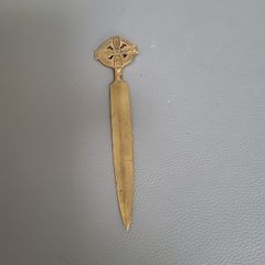 Vintage brass letter opener