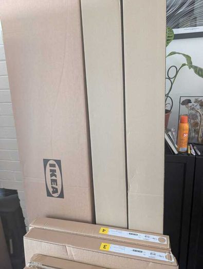 Brand New (still boxed) Ikea TONSTAD King Sized Bed Oak Veneer