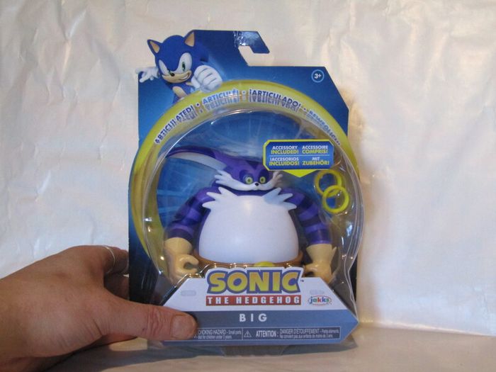 Sonic The Hedgehog Big the Cat Jakks Pacific  Action Figure Battle Figure Brand New Sealed