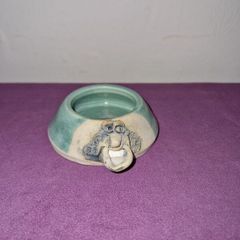 Irish Stoneware face trinket dish