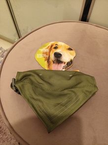 dogs reflective bandana with full collar