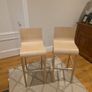 2 Wooden Kitchen Bar stools Image 2