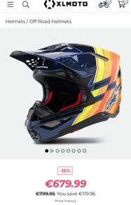 ALPINESTARS S-M10 Helmet LTD Edition 25 brand new
