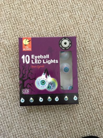 10 Eyeball LED lights, battery operated