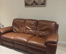 Leather Sofa Set