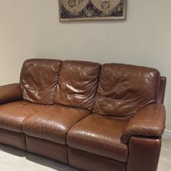 Leather Sofa Set
