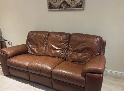 Leather Sofa Set