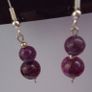 Purple Jasper earrings,drop earrings,Gemstone earrings,New,Gift Image 2