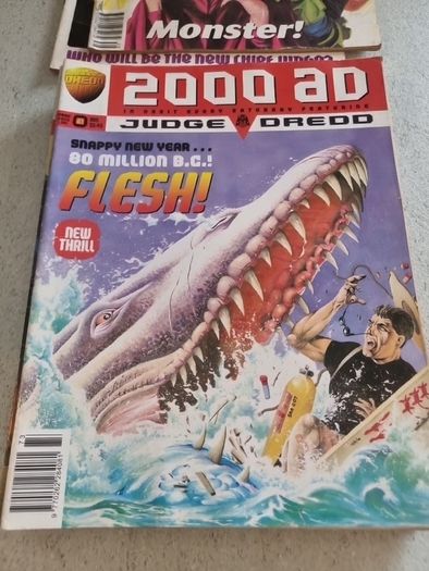 11 editions of 2000ad from 1994 to 1999