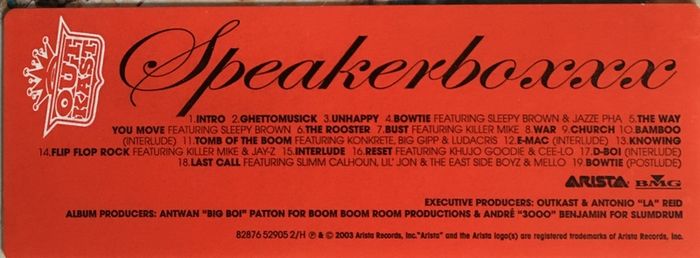 Outkast [2004] Speakerboxxx/The Love Below (2xCD Album)