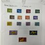 1971-1972 Ireland Definitive (Gerl series) and Commemorative used including flaws/ errors in Green 4-ring binder Image 2