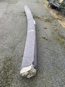 Roll of carpet new measurments in photos
