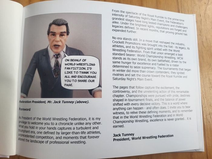 Wrestling Figure Photobook
