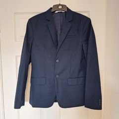Boys navy fitted jacket 14 years old
