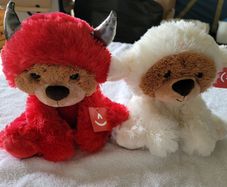 Aurora World Little Benny Bear Devil & Lamb Dress Up Brand New With Tags
