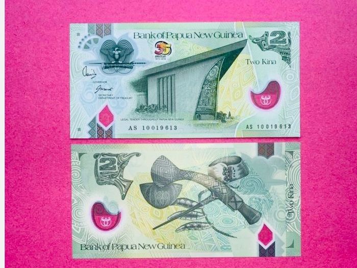 Papua New Guinea 2 Kina  2010  Polymer Plastic. ( Uncirculated ) Pick  38 Commemorative Issue
