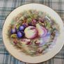Aynsley "Orchard Gold"  fine bone china vase and wall plaque Image 3