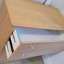 Chest of  drawers: width 31.5in, depth 16 in, height 3 ft (Width 80cm, Depth 40cm, Height 91cm) Image 2