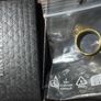 Brand New PROSTEEL mens ring 18k gold plated size 54 sandblasted band Image 6