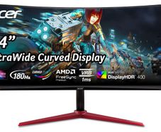 Acer Nitro 34 Ultrawide Curved Gaming Monitor 200Hz QHD