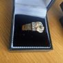 9ct gold mens buckle ring Image 4