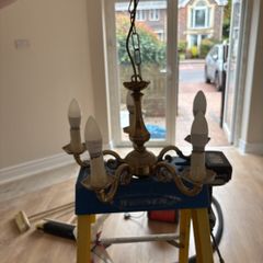 brass light fitting