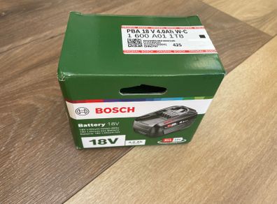 Genuine Bosch Pba 18v 4.0ah Li-ion Power For All Battery