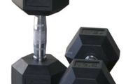 22.5 kg Hex Rubber Dumbells Pair