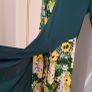 ZARA Collection green floral asymmetrical midi Sz M-L - Bnwt Rrp 79.99 Image 6