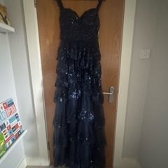 BNWT A-line Off-the-Shoulder Sweep Train Tulle Dres