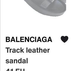Balenciaga Leather Studded Sandals  Sz 41 - Bnib Rrp 645 Euro