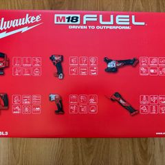 Milwaukee M18FPP6L3-503B M18 Fuel Brushless 6 Piece Kit (3x5Ah)