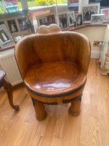Elephant chairs unique solid wood