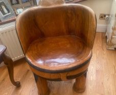 Elephant chairs unique solid wood