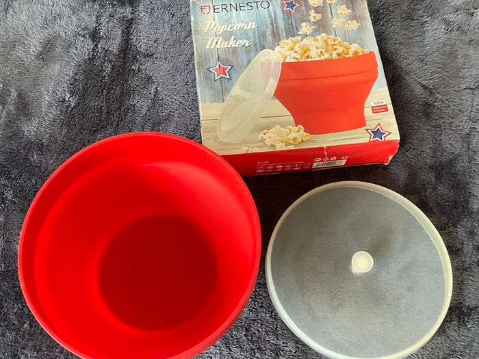 Popcorn Microwave, Foldable Popcorn Maker, Silicone Popcorn Container, Collapsible Design