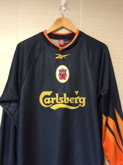 Liverpool Jersey. Official Reebok Mens Goalkeepers Jersey. Season 1999/2000. True Vintage. From The Time.Not A Modern Remake.