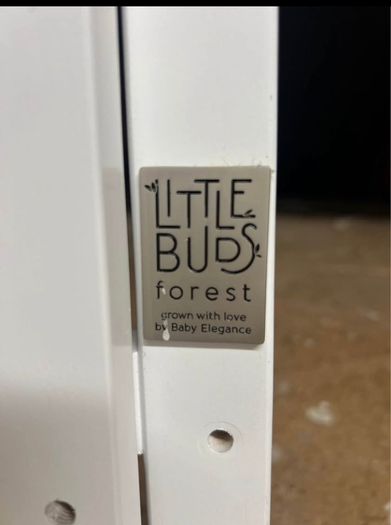 Little Buds Forest Kim Cot by Baby Elegance with mattress