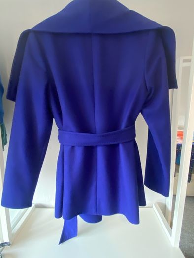 Ted Baker - Lorili Short Wrap Coat - Purple Blue - Size 3