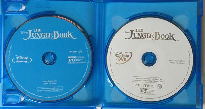 The Jungle Book (Disney) [2016] [Live Action Animation Blu-ray Movie]
