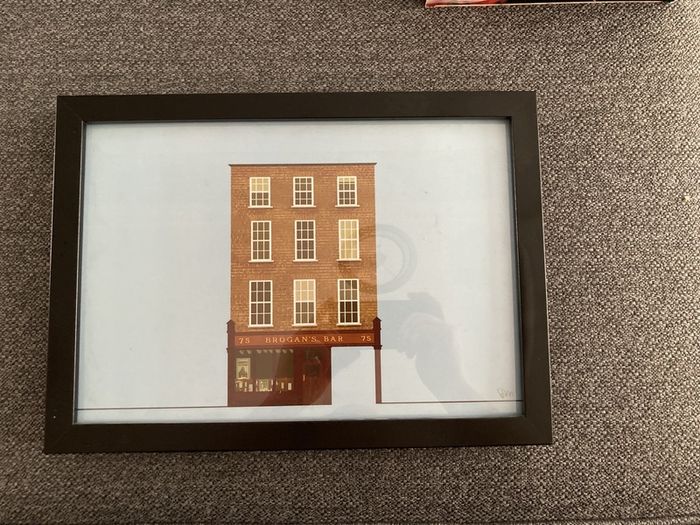 Brogans Bar Art Framed