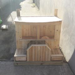 Handmade sandpit truck