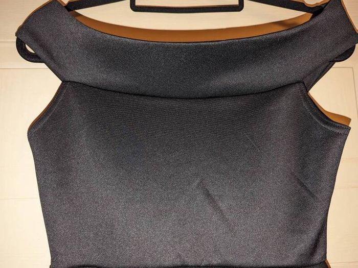 amazing off shoulder skater dress from Boohoo