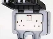 Twin Switched Outdoor Socket